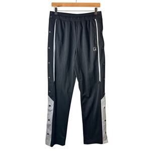 AND1 Tearaway Track Pants Womens Small Black Y2K Retro Throwback Streetwear